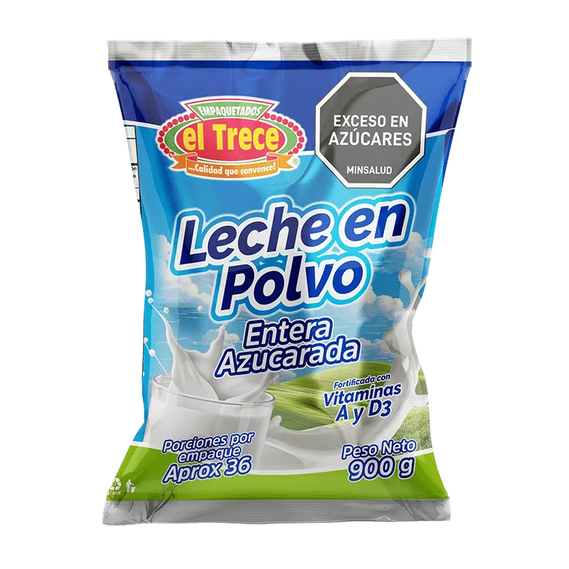 Leche en polvo Entera Azucarada 900g